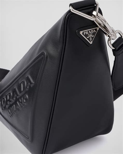 prada triangle bag canvas black|prada triangle bag dupe.